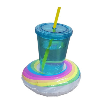 Mini Φουσκωτό Ουράνιο Τόξο Βάση Καφέ - Cocktail