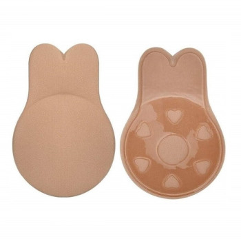 Αυτοκόλλητα Καλύμματα Στήθους Σιλικόνης - Bra Pads Μπεζ
