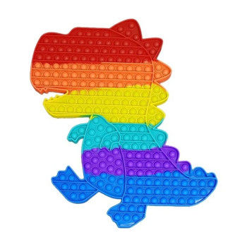 Super Jumbo Fidget Pop it Παιχνίδι Χαρούμενος Δεινόσαυρος Γιγαντοτεράστιος