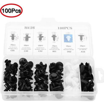 Συνδετήρες Αυτοκινήτου - Κασετίνα 100 τεμαχίων