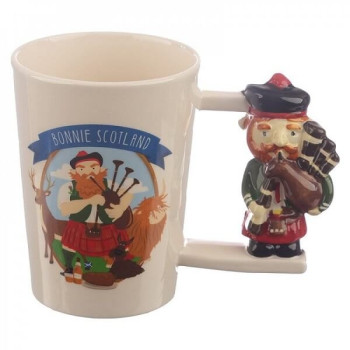 Κεραμική Κούπα με λαβή σε σχήμα Σκωτσέζος - Scottish Piper Mug