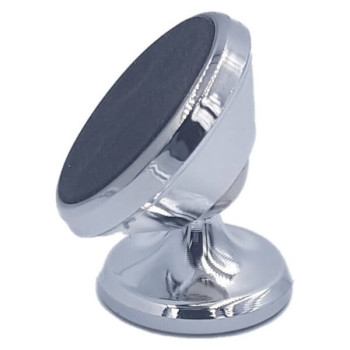 Universal Μαγνητική Βάση για Κινητά με Περιστροφή - Ασημί