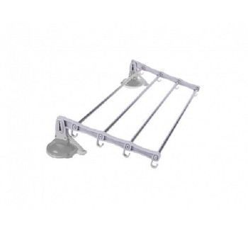 Τηλεσκοπική Πτυσσόμενη Απλώστρα Ρούχων με Βεντούζες