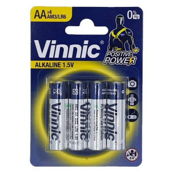 Αλκαλικές Μπαταρίες 1.5V AA LR6 σετ 4τμχ
