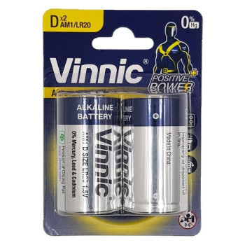 Αλκαλικές Μπαταρίες 1.5V D LR20 σετ 2τμχ