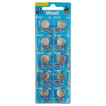 Αλκαλικές μπαταρίες 1,5V AG13 LR44 σετ 10 τεμαχίων