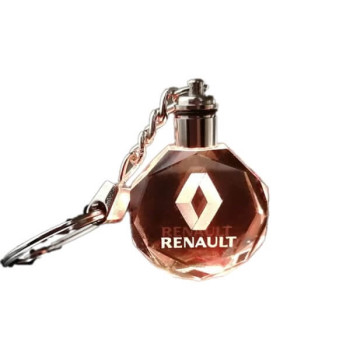 3D Led Light Κρυστάλλινο Μπρελόκ Αυτοκινήτου - Renault
