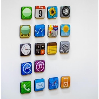 Μαγνητάκια iPhone Apps σετ 18 τμχ