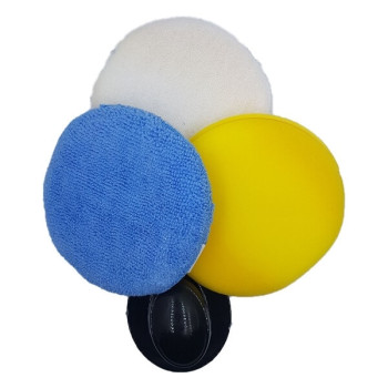 Σετ Σφουγγάρια Μικροϊνών 3τμχ για Γυάλισμα Αυτοκινήτου & Μοτοσυκλέτας