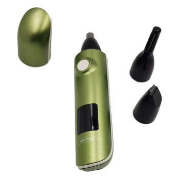 Επαναφορτιζόμενο Trimmer Αποτρίχωσης Αυτιών - Μύτης - Φαβορίτας Πράσινο