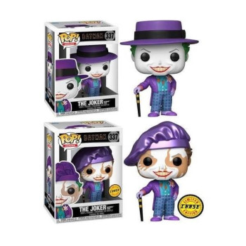 Funko POP Bundle of 2: Batman 1989 - Joker with Hat & Chase