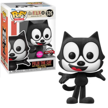 Funko POP Felix the Cat - Felix the Cat (Flocked) Vinyl Figure Exclusive