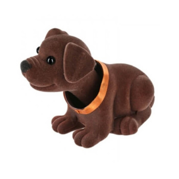 Διακοσμητικός Κουνιστός Σκύλος σε Διάφανο Κουτί 