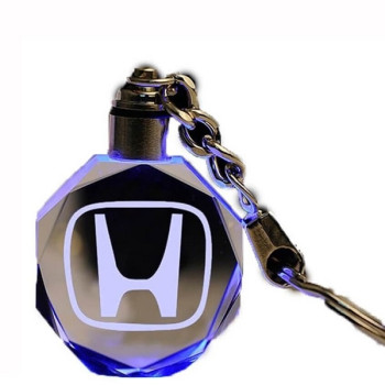 3D Led Light Κρυστάλλινο Μπρελόκ Αυτοκινήτου - Honda