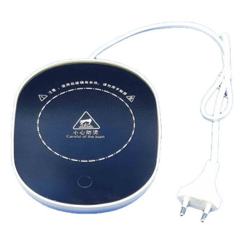 Γυάλινη Θερμαινόμενη Βάση - Cup Warmer - Μαύρο