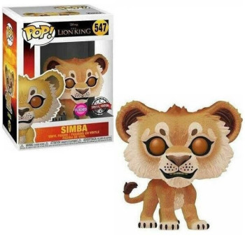 Funko POP Disney The Lion King - Simba 547 Vinyl Figure Flocked Exclusive 