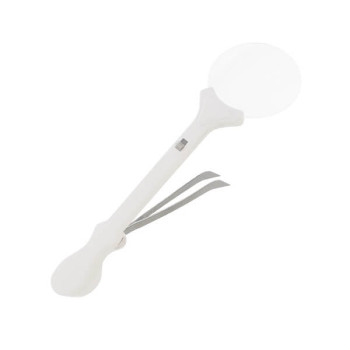 Μεγεθυντικός Φακός 50mm με Αναδιπλούμενη Τσιμπίδα και 2 LED Λευκά