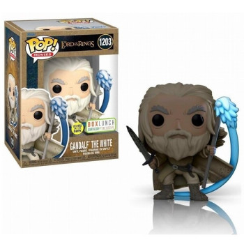 Funko POP Movies LotR - Gandalf the White 1203 (GITD) Vinyl Figure Earth Day Exclusive 