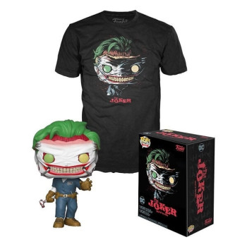 Funko Pop Tees DC Comics - Death of Joker Figure & Tshirt Medium 