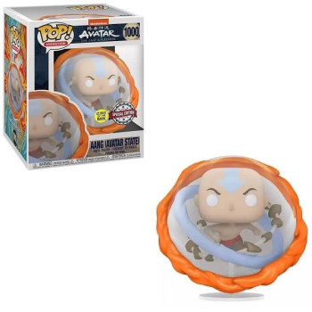Funko POP Avatar The Last Airbender - Aang Avatar State GITD 1000 Supersized Vinyl Figure Exclusive