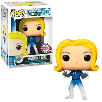 Funko POP Marvel Fantastic Four - Invisible Girl 567 Vinyl Figure Exclusive Special Edition