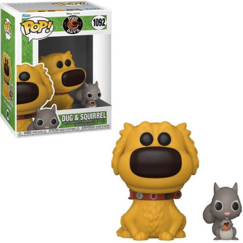 Funko POP Disney Dug Days - Dug with Squirrel 1092 Vinyl Figure