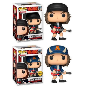 Funko POP Bundle of 2: Angus Young (AC/DC) & Chase 91 
