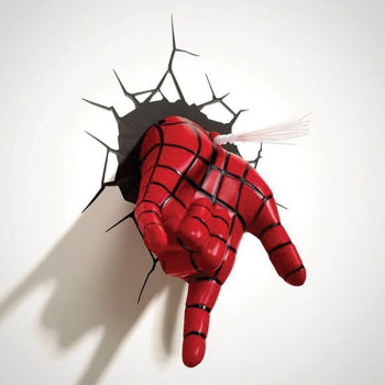 Διακοσμητικό Φωτιστικό Marvel - Spiderman Hand 3D Light