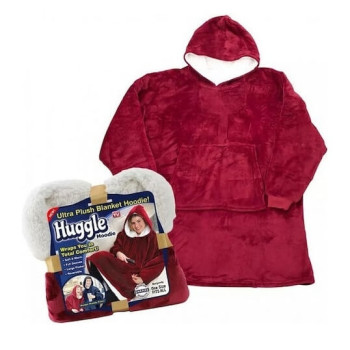 Huggle Κουβέρτα Βελουτέ King Size 70x90εκ. - Κόκκινο