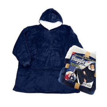 Huggle Κουβέρτα Βελουτέ King Size 70x90εκ. - Μπλε