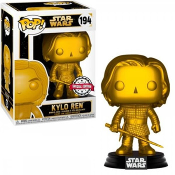 Funko POP Movies Star Wars - Kylo Ren (Gold Edition) 194 Bobble-Head Exclusive