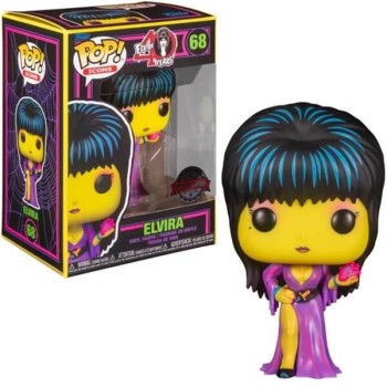 Funko POP Icons - Elvira (Black Light) 68 Vinyl Figure Special Edition