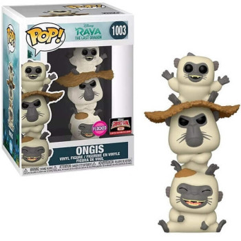 Funko POP Disney Raya and the Last Dragon - Ongis Flocked 1003 Vinyl Figure Targetcon Exclusive