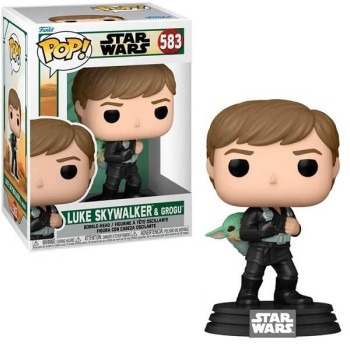 Funko POP Star Wars - Luke Skywalker & Grogu 583 Bobble-Head