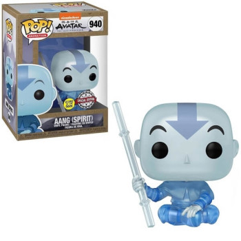 Funko POP Animation Avatar The Last Airbender - Aang (Spirit) 940 GITD Vinyl Figure Exclusive