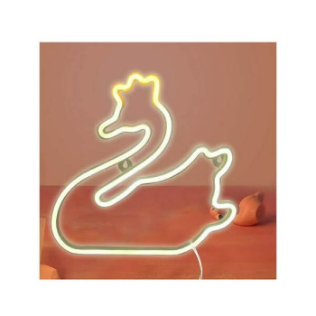 Επιτοίχιο Διακοσμητικό Led Κύκνος - Swan Decoration Lamp USB