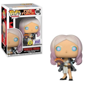 Funko POP Animation Fire Force - Princess Hibana GiTD 1095 Vinyl Figure Funimation 2021 Exclusive
