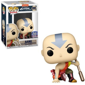 Funko POP Animation Avatar The Last Airbender - Aang Metallic 995 Vinyl Figure Funko Hollywood Exclusive