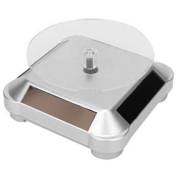 Ηλιακό Σταντ Περιστρεφόμενη Βάση Προβολής - Ασημί