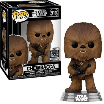 Funko POP Movies Star Wars - Chewbacca 513 Bobble-Head 2022 Galactic Convention Exclusive