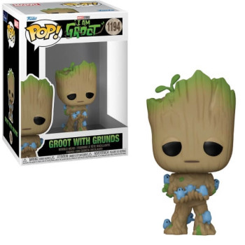 Funko POP Marvel I Am Groot - Groot with Grunds 1194 Bobble-Head