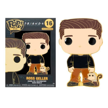 Funko Pop Pins Television Friends - Ross Geller 16 Large Enamel Pin