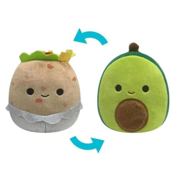 Jazwares Λούτρινο Flip-a-Mallow by Squishmallows Austin the Avocado & Bernardo the Burrito 13εκ.