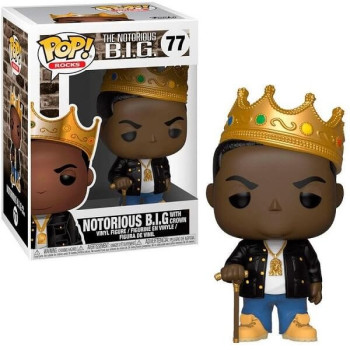 Funko POP Rocks Notorious B.I.G. - B.I.G. with Crown 77 Vinyl Figure