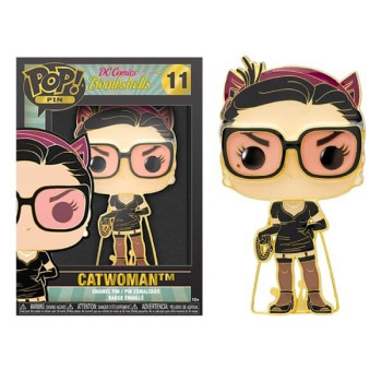 Funko Pop Pins Heroes Heroes DC Bombshells - Catwoman 11 Large Enamel Pin