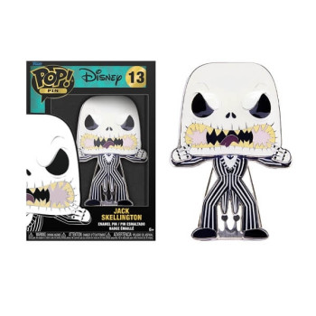 Funko Pop Pins Disney Nightmare Before Christmas - Jack Skellington 13 Large Enamel Pin