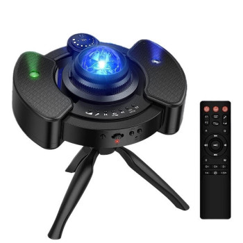 Περιστρεφόμενο Φωτιστικό σε Τρίποδο με Projector Galaxy Star Projector Ocean Wave