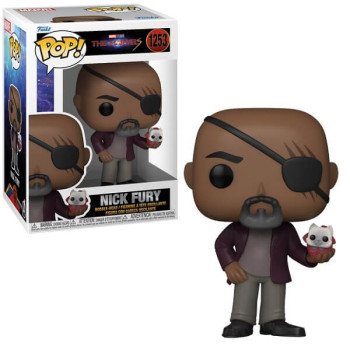 Funko POP Marvel The Marvels - Nick Fury 1253 Bobble-Head