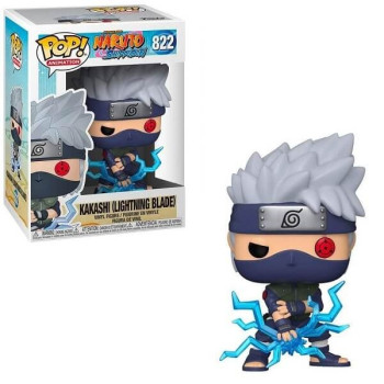 Funko POP Animation Naruto Shippuden - Kakashi (Lightning Blade) GiTD 822 Vinyl Figure Special Edition