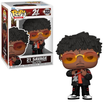 Funko POP Rocks 21 Savage - 21 Savage 322 Vinyl Figure